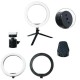 BUFFER® 10inç 26cm Youtube Instagram Tiktok Selfie Stüdyo Video Fotoğraf Ring Light Tripod Led Hal BUFFER® 10inç 26cm Youtube Instagram Tiktok Selfie Stüdyo Video Fotoğraf Ring Light Tripod Led Hal