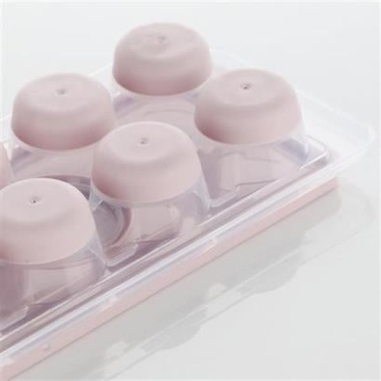 BUFFER® 12li Kapaklı Yapışmaz Silikon Tabanlı Plastik Küp Buz Kalıbı BUFFER® 12li Kapaklı Yapışmaz Silikon Tabanlı Plastik Küp Buz Kalıbı