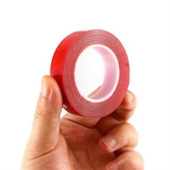 BUFFER® 2 Metre Güçlü Yapışkanlı Çift Taraflı Slikon Pratik Şeffaf Bant BUFFER® 2 Metre Güçlü Yapışkanlı Çift Taraflı Slikon Pratik Şeffaf Bant