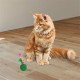 BUFFER® 2li Rattan Renkli Peluş Tüy Kedi Köpek Oyuncak Yakalama Çiğneme Çıngıraklı Top Oyuncağı BUFFER® 2li Rattan Renkli Peluş Tüy Kedi Köpek Oyuncak Yakalama Çiğneme Çıngıraklı Top Oyuncağı
