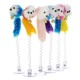 BUFFER® 2li Vantuzlu Fareli Tüylü Hareketli Çanlı ve Esneyen Eğlenceli Peluş Kedi Oyuncağı BUFFER® 2li Vantuzlu Fareli Tüylü Hareketli Çanlı ve Esneyen Eğlenceli Peluş Kedi Oyuncağı