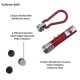 BUFFER® 3 Fonksiyonlu Kırmızı Beyaz Işıklı Led Lazer Kedi Köpek Oyuncak Anahtarlık BUFFER® 3 Fonksiyonlu Kırmızı Beyaz Işıklı Led Lazer Kedi Köpek Oyuncak Anahtarlık