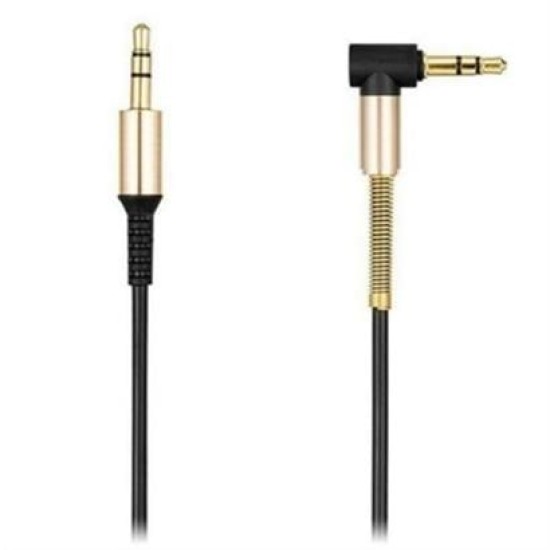 BUFFER® 35 Mm Metal Başlıklı Erkek/Erkek L Uçlu Jack Girişli Aux Stereo Ses Aktarma Kablosu BUFFER® 35 Mm Metal Başlıklı Erkek/Erkek L Uçlu Jack Girişli Aux Stereo Ses Aktarma Kablosu