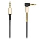 BUFFER® 35 Mm Metal Başlıklı Erkek/Erkek L Uçlu Jack Girişli Aux Stereo Ses Aktarma Kablosu BUFFER® 35 Mm Metal Başlıklı Erkek/Erkek L Uçlu Jack Girişli Aux Stereo Ses Aktarma Kablosu