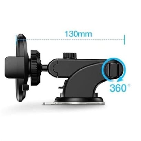BUFFER® 360 Derece Dönen Torpido Üstü Uzunluk Ayarlamalı Vantuzlu Teleskopik Araç Telefon Tutucu BUFFER® 360 Derece Dönen Torpido Üstü Uzunluk Ayarlamalı Vantuzlu Teleskopik Araç Telefon Tutucu