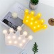 BUFFER® 3D Dekoratif Pilli Kraliçe Tacı Model Led Masa ve Gece Lambası BUFFER® 3D Dekoratif Pilli Kraliçe Tacı Model Led Masa ve Gece Lambası