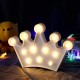 BUFFER® 3D Dekoratif Pilli Kraliçe Tacı Model Led Masa ve Gece Lambası BUFFER® 3D Dekoratif Pilli Kraliçe Tacı Model Led Masa ve Gece Lambası