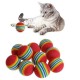 Buffer® 3lü Gökkuşağı Sünger Kedi Köpek Çiğneme Oyun Topu 4,2 cm Buffer® 3lü Gökkuşağı Sünger Kedi Köpek Çiğneme Oyun Topu 4,2 cm