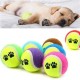 BUFFER® 3lü Renkli Desenli Tenis Topu Kedi Köpek Oyuncağı BUFFER® 3lü Renkli Desenli Tenis Topu Kedi Köpek Oyuncağı