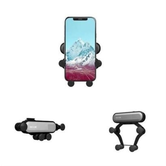 BUFFER® 4 Nokta Destekli Tasarımlı Araç İçi Gümüş Telefon Tutucu BUFFER® 4 Nokta Destekli Tasarımlı Araç İçi Gümüş Telefon Tutucu