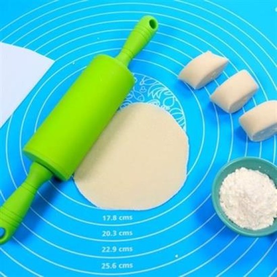 BUFFER® 40*50 cm Silikon Ölçekli Kullanımı Kolay Hamur Açma Matı Ekmek Mantı Makarna Hamuru Yoğurma BUFFER® 40*50 cm Silikon Ölçekli Kullanımı Kolay Hamur Açma Matı Ekmek Mantı Makarna Hamuru Yoğurma
