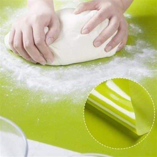 BUFFER® 40*50 cm Silikon Ölçekli Kullanımı Kolay Hamur Açma Matı Ekmek Mantı Makarna Hamuru Yoğurma BUFFER® 40*50 cm Silikon Ölçekli Kullanımı Kolay Hamur Açma Matı Ekmek Mantı Makarna Hamuru Yoğurma