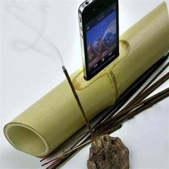 BUFFER® 6 x 1 cm Girişli Kılıflı Bambu Ağacı Akustik Ses Yükseltici Aparat BUFFER® 6 x 1 cm Girişli Kılıflı Bambu Ağacı Akustik Ses Yükseltici Aparat
