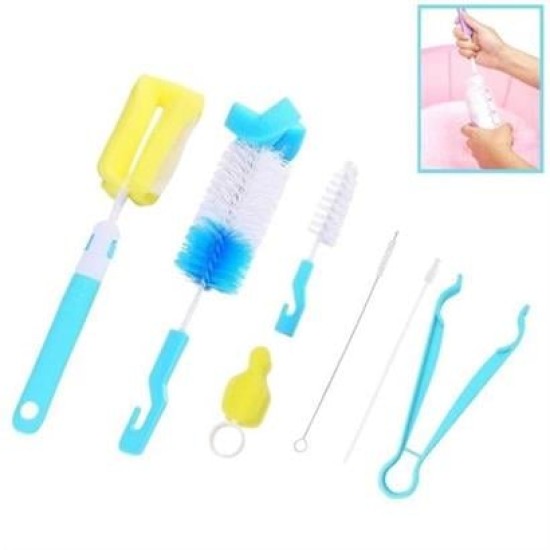BUFFER® 7 Parça Biberon Uzun Kavanoz Termos Suluk Sürahi Yağ Şişe İçi Temizleme Fırçası Aparatı Seti BUFFER® 7 Parça Biberon Uzun Kavanoz Termos Suluk Sürahi Yağ Şişe İçi Temizleme Fırçası Aparatı Seti