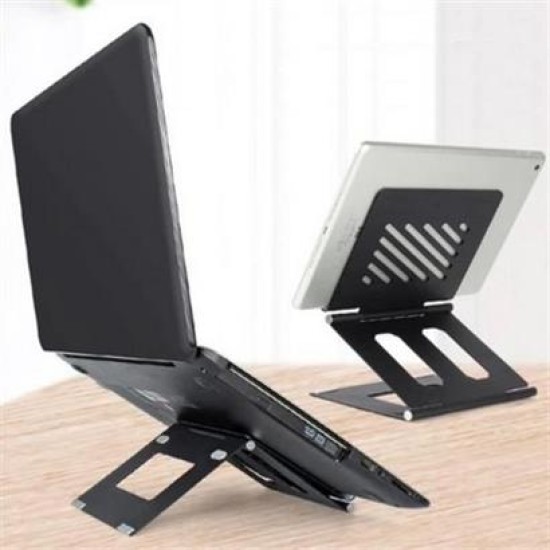 Buffer® Ayarlanabilir Metal Dizüstü Destek Tabanı Katlanabilir Taşınabilir Laptop Sehpası Standı Buffer® Ayarlanabilir Metal Dizüstü Destek Tabanı Katlanabilir Taşınabilir Laptop Sehpası Standı