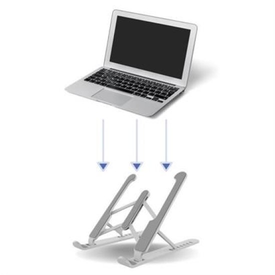BUFFER® Ayarlanabilir Plastik Dizüstü Destek Tabanı Katlanabilir Taşınabilir Laptop Sehpası Yükselti BUFFER® Ayarlanabilir Plastik Dizüstü Destek Tabanı Katlanabilir Taşınabilir Laptop Sehpası Yükselti