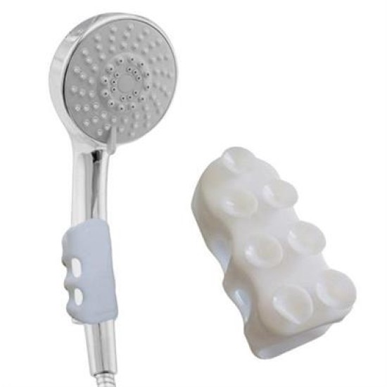 BUFFER® Banyo Duş Başlığı Tutucu Silikon Güçlü Vantuz Vakum Aparatı BUFFER® Banyo Duş Başlığı Tutucu Silikon Güçlü Vantuz Vakum Aparatı