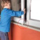 BUFFER® Bebek Çocuk Evcil Hayvan Güvenlik Ayarlanabilir Koruyucu Pencere Havalandırma Kilidi BUFFER® Bebek Çocuk Evcil Hayvan Güvenlik Ayarlanabilir Koruyucu Pencere Havalandırma Kilidi