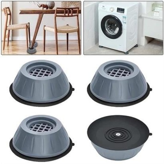 BUFFER® Çamaşır Makinesi Sarsıntı Titreşim Ses Önleyici Kaydırmaz Ayak 4lü Set BUFFER® Çamaşır Makinesi Sarsıntı Titreşim Ses Önleyici Kaydırmaz Ayak 4lü Set