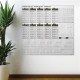 BUFFER® Çarpım Tablosu Ezberleme Manyetik Duvar Stickerı 105 x 100 cm BUFFER® Çarpım Tablosu Ezberleme Manyetik Duvar Stickerı 105 x 100 cm