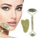 BUFFER® Çift Taraflı 2li Cilt Yüz Masaj Aleti Jade Roller Yeşim Taşı Seti BUFFER® Çift Taraflı 2li Cilt Yüz Masaj Aleti Jade Roller Yeşim Taşı Seti