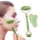 BUFFER® Çift Taraflı 2li Cilt Yüz Masaj Aleti Jade Roller Yeşim Taşı Seti BUFFER® Çift Taraflı 2li Cilt Yüz Masaj Aleti Jade Roller Yeşim Taşı Seti