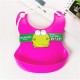 BUFFER® Çocuk Bebek Mama Önlüğü Dökülme Engelleyici Bükülebilir Pembe BUFFER® Çocuk Bebek Mama Önlüğü Dökülme Engelleyici Bükülebilir Pembe