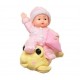 BUFFER® Decotown Hediyelik Sevimli Pembe Bebek Biblo Polyester Süs Eşyası BUFFER® Decotown Hediyelik Sevimli Pembe Bebek Biblo Polyester Süs Eşyası