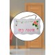 BUFFER® Decotown My Room Benim Odam Dekoratif Çiçek Desenli Kapı Askısı BUFFER® Decotown My Room Benim Odam Dekoratif Çiçek Desenli Kapı Askısı
