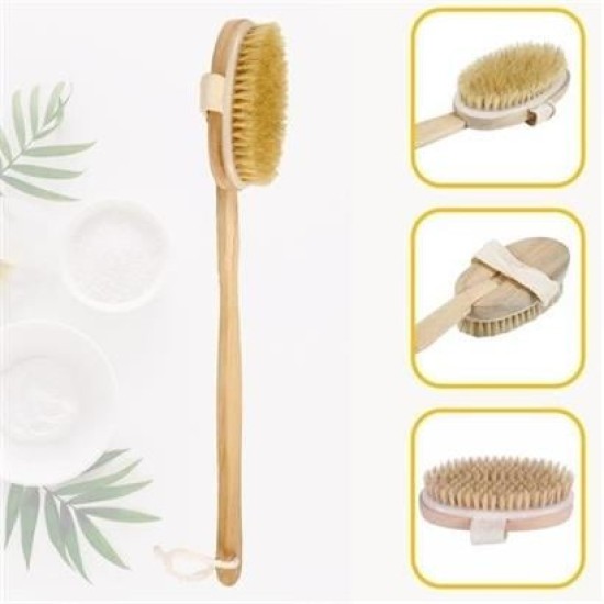 BUFFER® Doğal At Kılı Selülit Karşıtı Sapı Çıkabilen Ahşap Banyo Fırçası BUFFER® Doğal At Kılı Selülit Karşıtı Sapı Çıkabilen Ahşap Banyo Fırçası