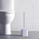 BUFFER® Duvara Monte Edilebilir Kapaklı Askılı Klozet Yumuşak Silikon Başlıklı Tuvalet Fırçası Seti BUFFER® Duvara Monte Edilebilir Kapaklı Askılı Klozet Yumuşak Silikon Başlıklı Tuvalet Fırçası Seti