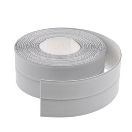 BUFFER® Gri Su Sızdırmaz Banyo Mutfak Lavabo Küvet İzolasyon Şerit Bant BUFFER® Gri Su Sızdırmaz Banyo Mutfak Lavabo Küvet İzolasyon Şerit Bant