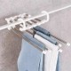 BUFFER® Hareketli Dolap İçi Pantolon Kravat Şal Askı Sistemi Düzenleyici Katmanlı Askılık Organizer BUFFER® Hareketli Dolap İçi Pantolon Kravat Şal Askı Sistemi Düzenleyici Katmanlı Askılık Organizer