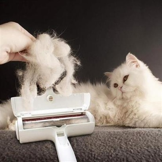 BUFFER® Hazneli Kedi Köpek Evcil Hayvan Kazak Kıyafet Elbise Halı Yatak Tüy Temizleyici Kıl Toz Top BUFFER® Hazneli Kedi Köpek Evcil Hayvan Kazak Kıyafet Elbise Halı Yatak Tüy Temizleyici Kıl Toz Top