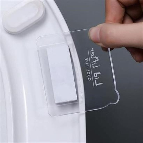 BUFFER® Hijyenik Taşınabilir Yapışkanlı Tuvalet Koltuk Kaldırıcı Klozet Kapak Kaldırma Pedi Tutamacı BUFFER® Hijyenik Taşınabilir Yapışkanlı Tuvalet Koltuk Kaldırıcı Klozet Kapak Kaldırma Pedi Tutamacı