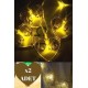 BUFFER® Kalpli Şerit Led Işık Zinciri Aydınlatma Doğum Günü Süs Işığı BUFFER® Kalpli Şerit Led Işık Zinciri Aydınlatma Doğum Günü Süs Işığı