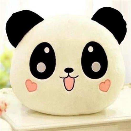 BUFFER® Kalpli Yanaklı Sevimli Panda Yastık BUFFER® Kalpli Yanaklı Sevimli Panda Yastık
