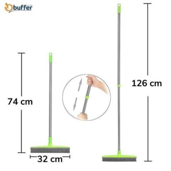 BUFFER® Kauçuk Uçlu Teleskopik Saplı Uzayabilen Temizlik Fırçası BUFFER® Kauçuk Uçlu Teleskopik Saplı Uzayabilen Temizlik Fırçası