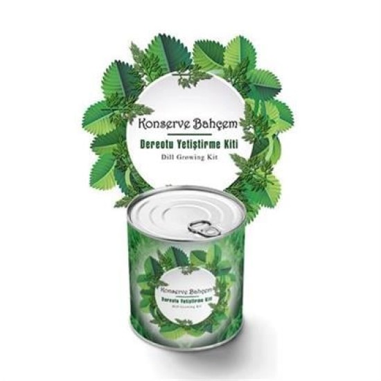 BUFFER® Konserve Bahçem Evde Konservede Dereotu Yetiştirme Kiti Aparatı BUFFER® Konserve Bahçem Evde Konservede Dereotu Yetiştirme Kiti Aparatı