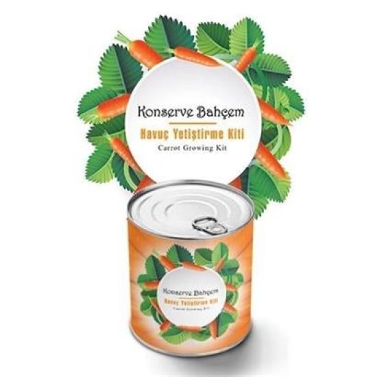 BUFFER® Konserve Bahçem Evde Konservede Havuç Yetiştirme Büyütme Kiti BUFFER® Konserve Bahçem Evde Konservede Havuç Yetiştirme Büyütme Kiti