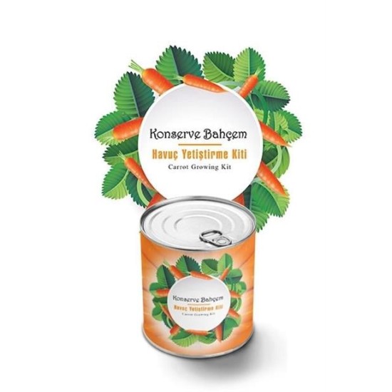 BUFFER® Konserve Bahçem Evde Konservede Havuç Yetiştirme Büyütme Kiti BUFFER® Konserve Bahçem Evde Konservede Havuç Yetiştirme Büyütme Kiti