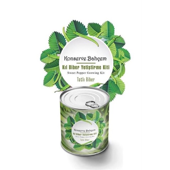 BUFFER® Konserve Bahçem Evde Konservede Tatlı Sivri Biber Yetiştirme Kiti BUFFER® Konserve Bahçem Evde Konservede Tatlı Sivri Biber Yetiştirme Kiti