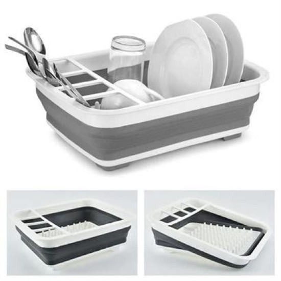 BUFFER® Lavabo Üstü Katlanır Bulaşık Kurutmalık Kaşık Bölmeli Kurutma Standı Aparatı Altlığı BUFFER® Lavabo Üstü Katlanır Bulaşık Kurutmalık Kaşık Bölmeli Kurutma Standı Aparatı Altlığı