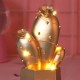 BUFFER® Led Işıklı Sevimli Kaktüs Dekoratif Masa Lambası Mini Biblo Gece Lambası Gold BUFFER® Led Işıklı Sevimli Kaktüs Dekoratif Masa Lambası Mini Biblo Gece Lambası Gold