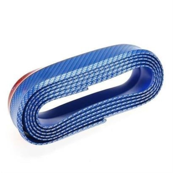 BUFFER® Mavi 2,5 Metre Araba Oto Ön Tampon Koruyucu Kauçuk Pratik Tampon Şerit Bant Döşeme Kiti BUFFER® Mavi 2,5 Metre Araba Oto Ön Tampon Koruyucu Kauçuk Pratik Tampon Şerit Bant Döşeme Kiti