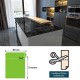 BUFFER® Mermer Desenli Masa Tezgah Mutfak Su Geçirmez Yapışkanlı Folyo Sticker Siyah 5x0,6m BUFFER® Mermer Desenli Masa Tezgah Mutfak Su Geçirmez Yapışkanlı Folyo Sticker Siyah 5x0,6m