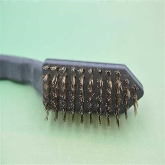 BUFFER® Metal Tel Fırça Plastik Saplı Pas Kir Sökme Temizleme Fırçası BUFFER® Metal Tel Fırça Plastik Saplı Pas Kir Sökme Temizleme Fırçası
