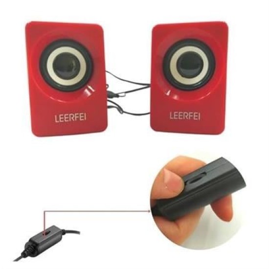 BUFFER® N62 1+1 Multimedia USB ve Jacklı Mini Hoparlör Yüksek Stereo Ses Sistemi BUFFER® N62 1+1 Multimedia USB ve Jacklı Mini Hoparlör Yüksek Stereo Ses Sistemi