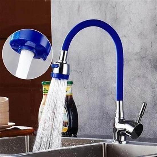 BUFFER® Oynar Başlıklı Tasarruflu Kubar Musluk Borusu ve Başlığı Mavi BUFFER® Oynar Başlıklı Tasarruflu Kubar Musluk Borusu ve Başlığı Mavi