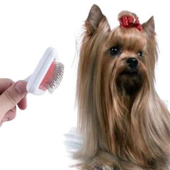 BUFFER® Paslanmaz Evcil Hayvan Kedi Köpek Tüy Tarama Toplama Fırçası Kolay Temizlenir Bakım Aleti BUFFER® Paslanmaz Evcil Hayvan Kedi Köpek Tüy Tarama Toplama Fırçası Kolay Temizlenir Bakım Aleti